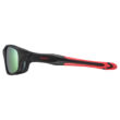 Uvex Sportstyle 507 black matt red napszemüveg - oldalról