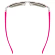 Uvex Sportstyle 508 clear pink napszemüveg - felülről
