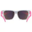 Uvex Sportstyle 508 clear pink napszemüveg - belülről