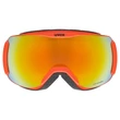 Uvex Downhill 2100 CV fierce red matt/mirror orange-green síszemüveg - szemből
