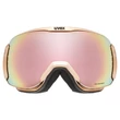 Uvex Downhill 2100 WE Glamour rose chrome/rose-green síszemüveg - szemből