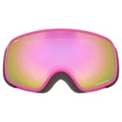 Uvex Scribble FM sphere pink/mirror pink-clear síszemüveg - szemből