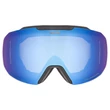 Uvex Epic ATTRACT black matt/mirror blue-smoke síszemüveg - szemből