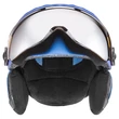 Uvex Junior visor pro blue met mat sísisak - felhajtott visorral