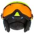 Uvex Junior visor pro neon yellow mat sísisak - szemből