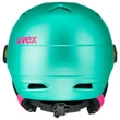 Uvex Junior visor pro mint mat sísisak - hátulról