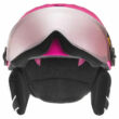 Uvex Junior visor pro pink mat sísisak - felhajtott visorral