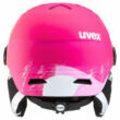 Uvex Junior visor pro pink mat sísisak - hátulról