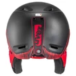 Uvex Jimm octo+ black-red mat sísisak - hátulról