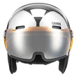 Uvex Hlmt 500 visor chrome LTD silver chrome sísisak - szemből