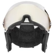 Uvex Hlmt 500 visor white-black mat sísisak - szemből