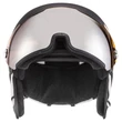Uvex Hlmt 500 visor black-white mat sísisak - felhajtott visorral