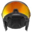 Uvex Hlmt 500 visor gun-lime mat sísisak - felhajtott visorral