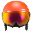 Uvex Hlmt 500 visor orange mat sísisak - szemből