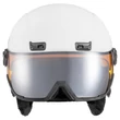 Uvex Hlmt 400 visor style white mat sísisak - szemből
