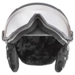 Uvex Hlmt 400 visor style black mat sísisak - felhajtott visorral