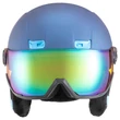 Uvex Hlmt 400 visor style navyblue mat sísisak - szemből