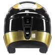 Uvex Race+ black-gold chrome sísisak - hátulról