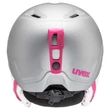 Uvex Manic pro titan-pink met met mat sísisak - hátulról