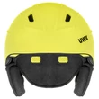 Uvex Fierce yellow mat sísisak - szemből
