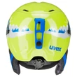 Uvex Manic lime caterpillar sísisak - hátulról
