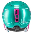 Uvex Manic mint snow bunny sísisak - hátulról