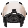 Uvex Hlmt 600 visor white mat sísisak - szemből