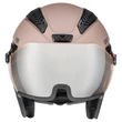 Uvex Hlmt 600 visor rose mat sísisak - szemből