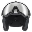 Uvex Instinct visor white-black mat sísisak - szemből