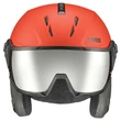 Uvex Instinct visor fierce red-black matt sísisak - szemből