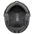 Uvex Wanted visor pro V black matt sísisak - belülről