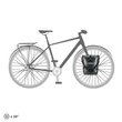 Ortlieb Sport-Roller, QL2.1 asphalt - black csomagtartó táska 2x 14,5 L