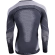 UYN Man Evolutyon UW Shirt LG SL Melange anthracite melange-nude-avio - hátulról