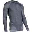 UYN Man Cashmere Shiny UW Shirt LG SL Round Neck celebrity silver aláöltöző felső - oldalról