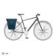 Ortlieb Velo-Shopper, petrol csomagtartó táska, 18 L