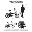Bozon Evergreen City elektromos kerékpár - paraméterek