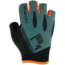 Roeckl Isera hurricane grey/fluo orange kerékpáros kesztyű 