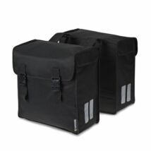 Basil Mara 3XL double bag, fekete csomagtartó táska