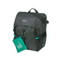 Basil Discovery 365D single bag L, fekete csomagtartó táska