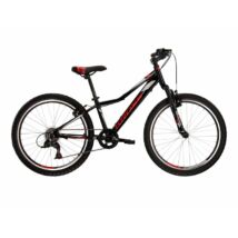 Kross Hexagon Jr 1.0 SR black/red/silver 2022 (24'') gyerek kerékpár