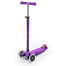 Micro Maxi Deluxe LED roller világító kerékkel, lila