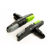 Bikefun MTB 72 mm menetes cartridge, zöld/fekete/szürke fékbetét