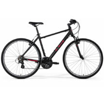 M_Bike CRS-10V, fekete/piros cross trekking kerékpár