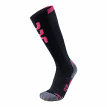 UYN Lady Ski Evo Race Socks, black-pink paradise sízokni