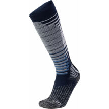 UYN Man Ski Snowboard Socks, dark blue-grey melange snowboard zokni