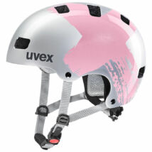 Uvex Kid 3, silver-rosé kerékpár sisak
