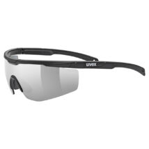 Uvex Sportstyle 117, black matt/silver napszemüveg