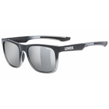 Uvex LGL 42, black transparent/silver napszemüveg