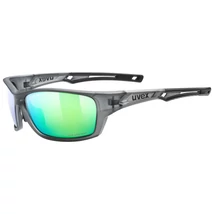 Uvex Sportstyle 232 P, smoke matt/green napszemüveg
