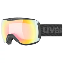 Uvex Downhill 2100 V, black matt/mirror rainbow-clear síszemüveg